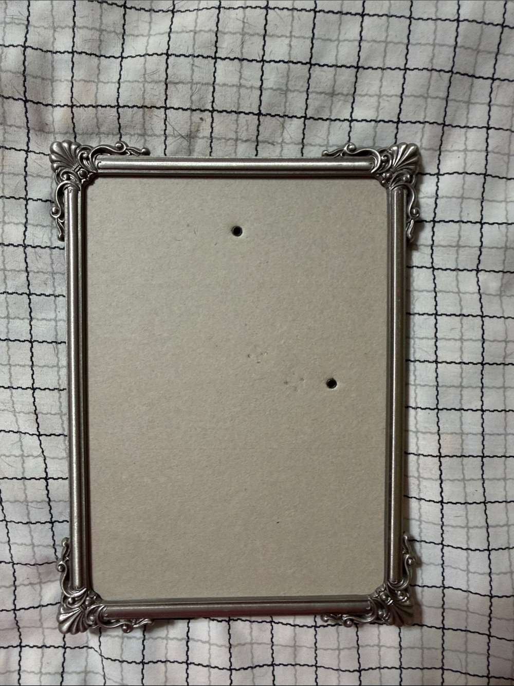 Ornate Decorative Frame - pewter